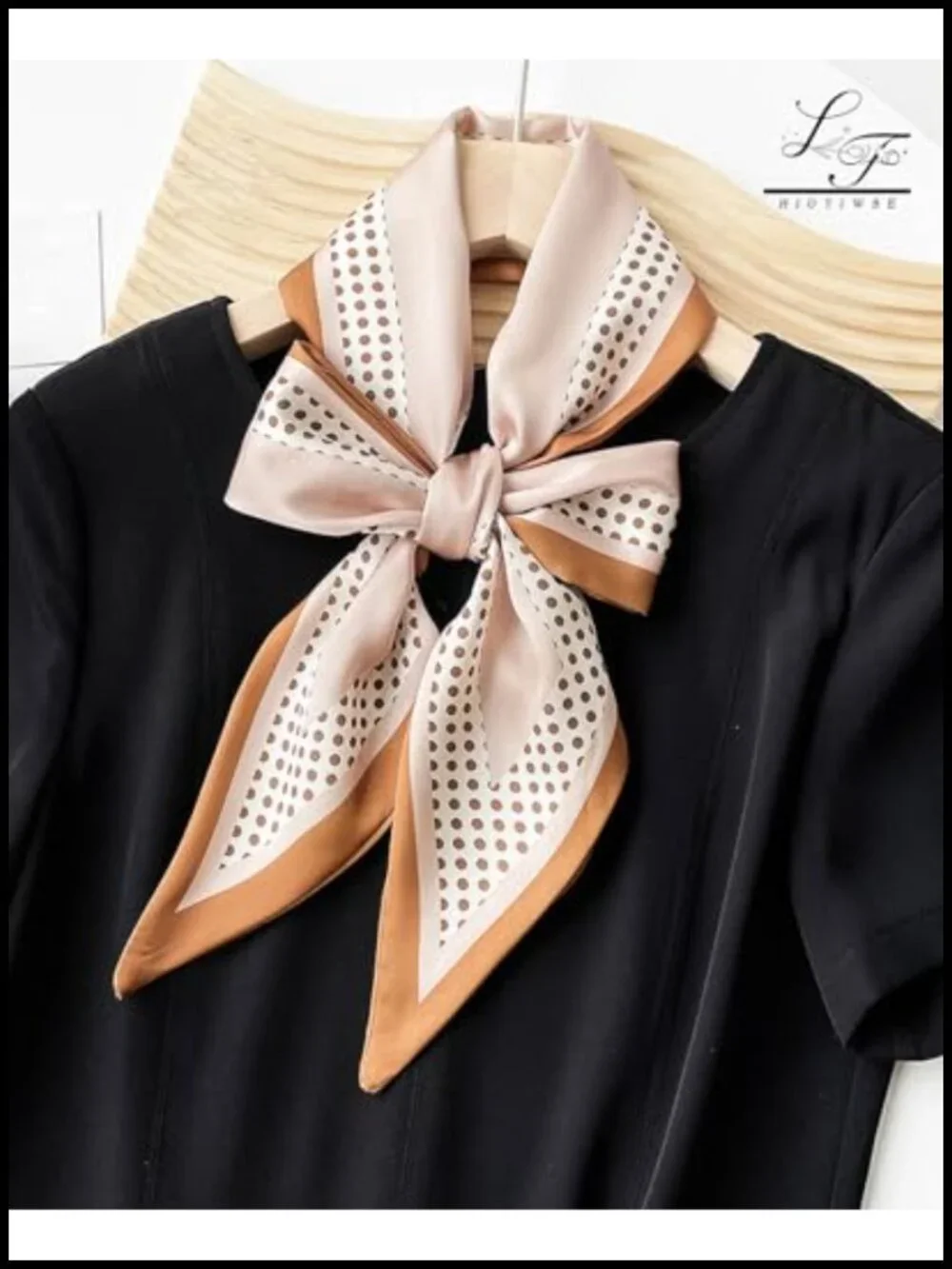Silky Long Thin Satin Scarf for Women - Multi-Purpose Fashion Head Scarf, Bag